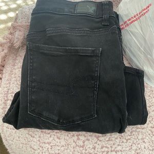 AE high rise jegging crop jeans